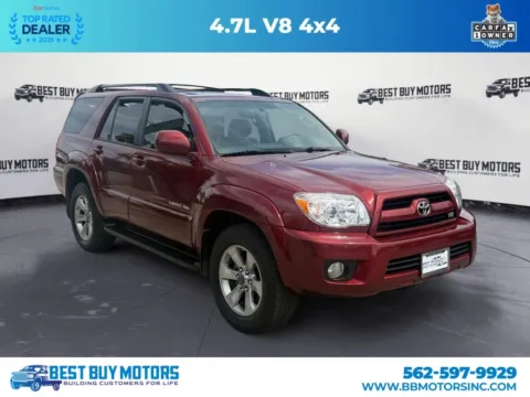 Red 2008 Toyota 4Runner Limited Sport Utility 4D for sale in Signal Hill, CA