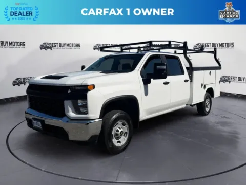 Another view of 2021 Chevrolet Silverado 2500 HD Crew Cab Work Truck Pickup 4D 8 ft for sale in Signal Hill, CA at Best Buy Motors