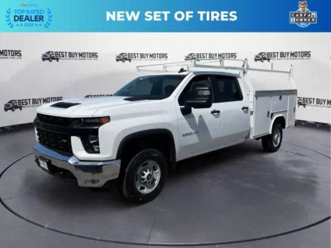 Another view of 2020 Chevrolet Silverado 2500 HD Crew Cab Work Truck Pickup 4D 8 ft for sale in Signal Hill, CA at Best Buy Motors