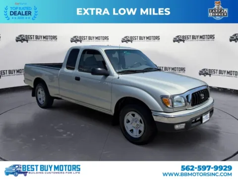 Silver 2003 Toyota Tacoma XtraCab Pickup 2D 6 ft for sale in Signal Hill, CA