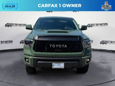 Another view of 2020 Toyota Tundra CrewMax TRD Pro Pickup 4D 5 1/2 ft for sale in Signal Hill, CA at Best Buy Motors