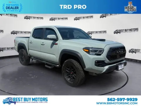 Gray 2021 Toyota Tacoma Double Cab TRD Pro Pickup 4D 5 ft for sale in Signal Hill, CA