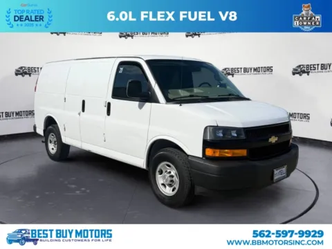 White 2019 Chevrolet Express 2500 Cargo Van 3D for sale in Signal Hill, CA