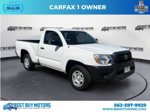 White 2013 Toyota Tacoma Regular Cab Pickup 2D 6 ft for sale in Signal Hill, CA