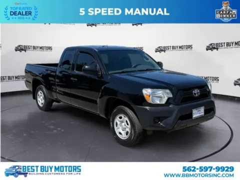 Black 2015 Toyota Tacoma Access Cab Pickup 4D 6 ft for sale in Signal Hill, CA