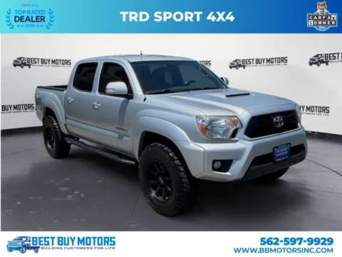 Silver 2012 Toyota Tacoma Double Cab Pickup 4D 5 ft for sale in Signal Hill, CA