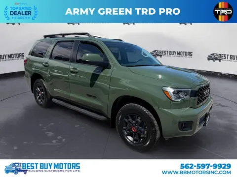 Green 2020 Toyota Sequoia TRD Pro Sport Utility 4D for sale in Signal Hill, CA