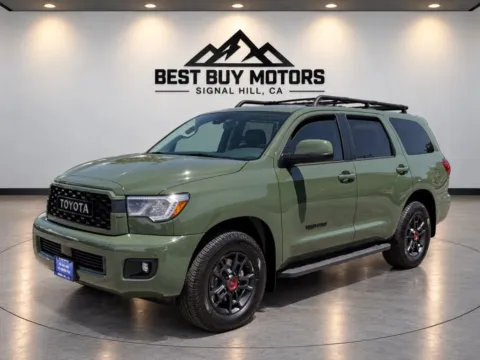 Another view of 2020 Toyota Sequoia TRD Pro Sport Utility 4D for sale in Signal Hill, CA at Best Buy Motors