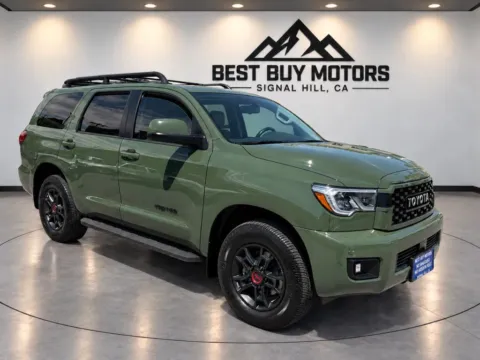 Green 2020 Toyota Sequoia TRD Pro Sport Utility 4D for sale in Signal Hill, CA