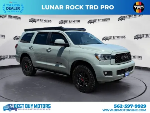 Photos of 2021 Toyota Sequoia TRD Pro Sport Utility 4D for sale in Signal Hill, CA at Best Buy Motors