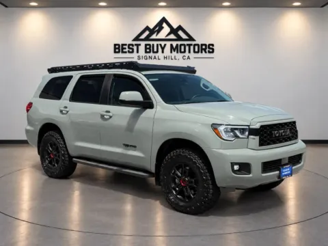 Gray 2021 Toyota Sequoia TRD Pro Sport Utility 4D for sale in Signal Hill, CA