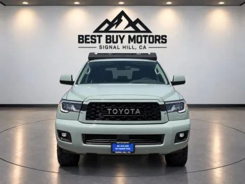 Photos of 2021 Toyota Sequoia TRD Pro Sport Utility 4D for sale in Signal Hill, CA at Best Buy Motors