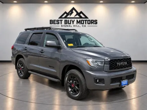 Gray 2020 Toyota Sequoia TRD Pro Sport Utility 4D for sale in Signal Hill, CA