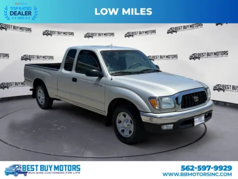 Silver 2004 Toyota Tacoma XtraCab Pickup 2D 6 ft for sale in Signal Hill, CA