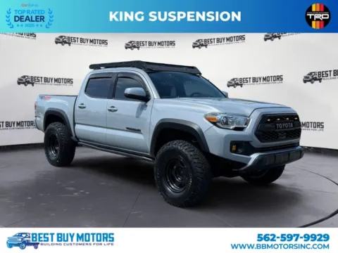 Gray 2020 Toyota Tacoma Double Cab TRD Off-Road Pickup 4D 5 ft for sale in Signal Hill, CA