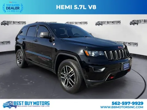 Black 2021 Jeep Grand Cherokee Trailhawk Sport Utility 4D for sale in Signal Hill, CA