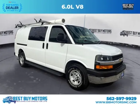 White 2018 Chevrolet Express 2500 Cargo Van 3D for sale in Signal Hill, CA
