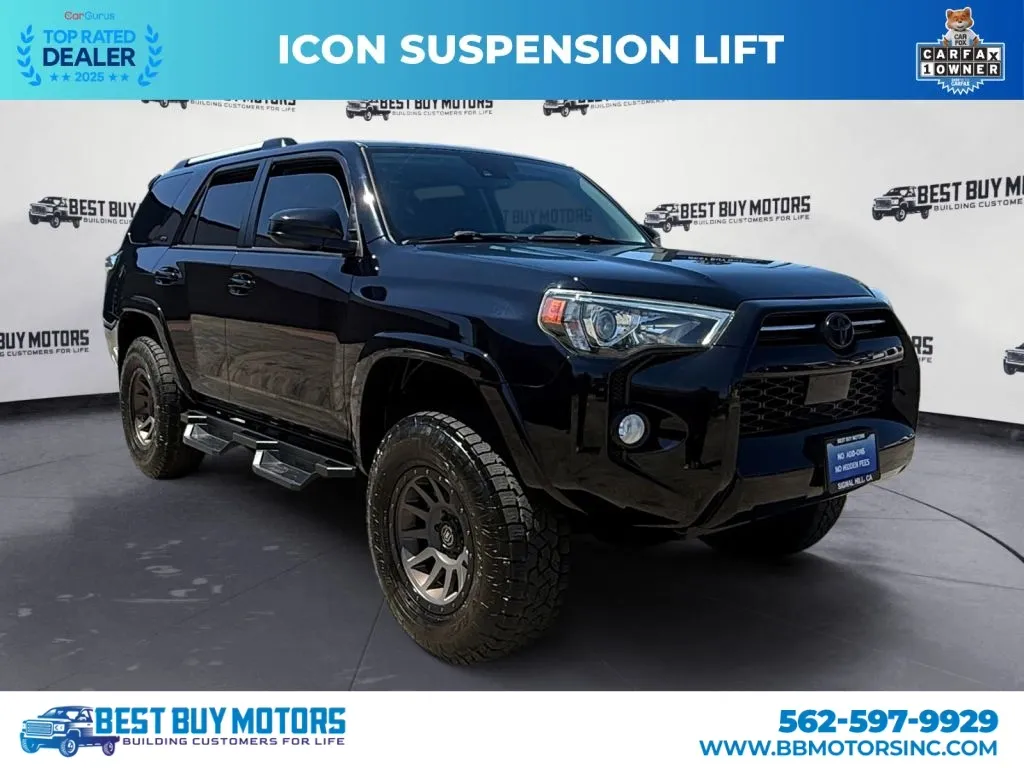 Black 2020 Toyota 4Runner SR5 Sport Utility 4D for sale in Signal Hill, CA