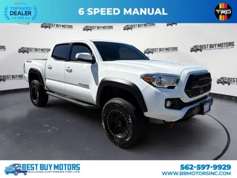 White 2021 Toyota Tacoma Double Cab TRD Off-Road Pickup 4D 5 ft for sale in Signal Hill, CA