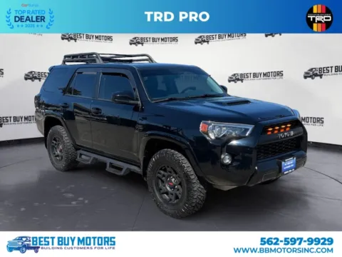 Black 2019 Toyota 4Runner TRD Pro Sport Utility 4D for sale in Signal Hill, CA