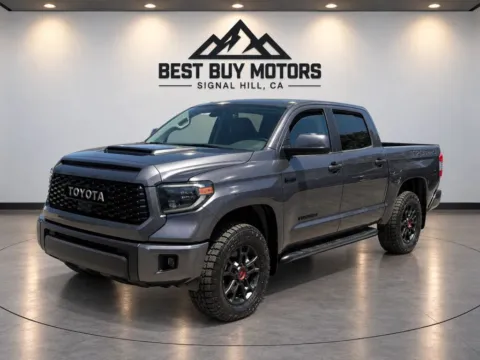 Another view of 2021 Toyota Tundra CrewMax TRD Pro Pickup 4D 5 1/2 ft for sale in Signal Hill, CA at Best Buy Motors