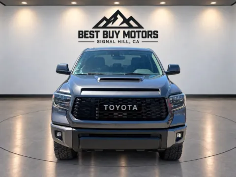 Photos of 2021 Toyota Tundra CrewMax TRD Pro Pickup 4D 5 1/2 ft for sale in Signal Hill, CA at Best Buy Motors