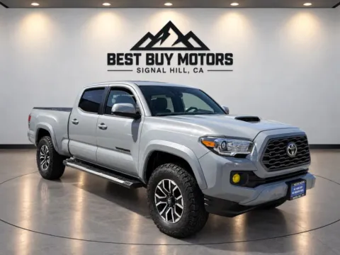 Gray 2021 Toyota Tacoma Double Cab TRD Sport Pickup 4D 6 ft for sale in Signal Hill, CA