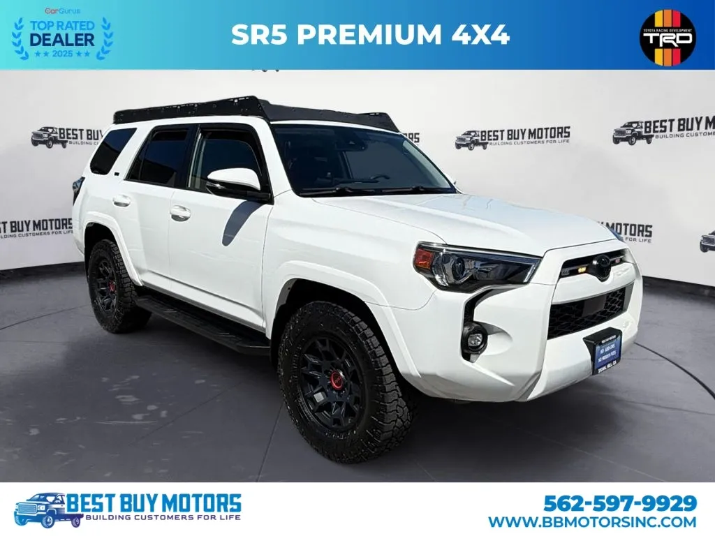 White 2022 Toyota 4Runner SR5 Premium Sport Utility 4D for sale in Signal Hill, CA