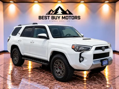 White 2018 Toyota 4Runner TRD Off-Road Sport Utility 4D for sale in Signal Hill, CA