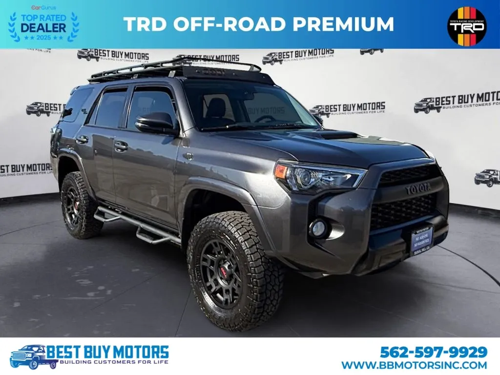 Gray 2018 Toyota 4Runner TRD Off-Road Premium Sport Utility 4D for sale in Signal Hill, CA
