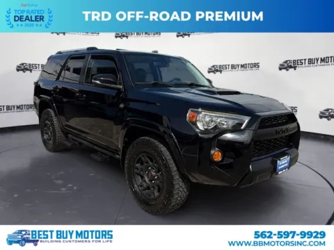 Black 2018 Toyota 4Runner TRD Off-Road Premium Sport Utility 4D for sale in Signal Hill, CA