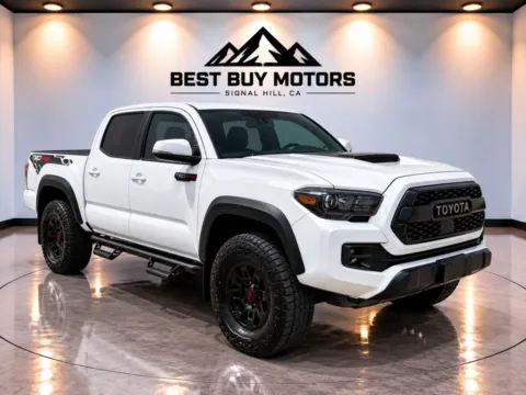 White 2018 Toyota Tacoma Double Cab TRD Pro Pickup 4D 5 ft for sale in Signal Hill, CA