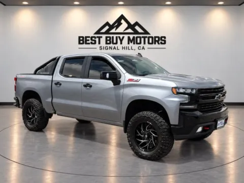 Gray 2022 Chevrolet Silverado 1500 Limited Crew Cab LT Trail Boss Pickup 4D 5 3/4 ft for sale in Signal Hill, CA