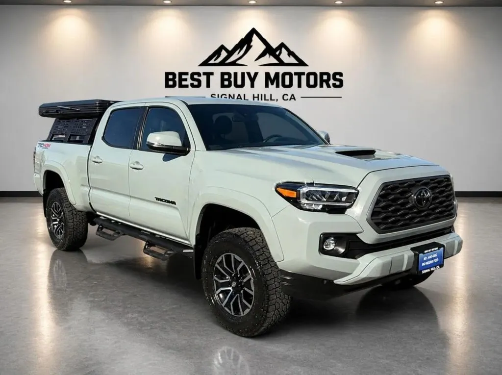 Gray 2022 Toyota Tacoma Double Cab TRD Sport Pickup 4D 6 ft for sale in Signal Hill, CA