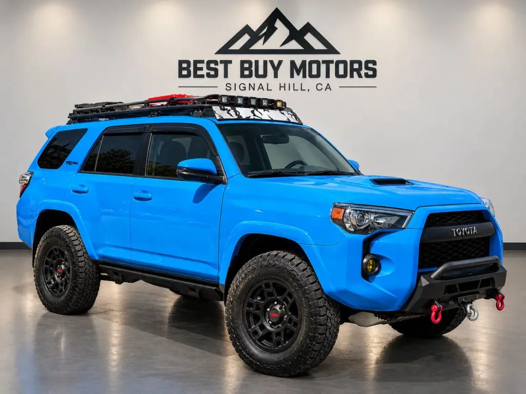 Blue 2019 Toyota 4Runner TRD Pro Sport Utility 4D for sale in Signal Hill, CA