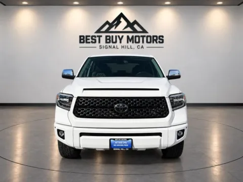 Photos of 2020 Toyota Tundra CrewMax Platinum Pickup 4D 5 1/2 ft for sale in Signal Hill, CA at Best Buy Motors
