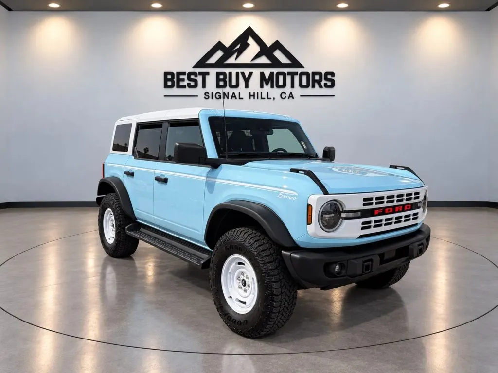 Blue 2025 Ford Bronco Heritage Edition Sport Utility 4D for sale in Signal Hill, CA