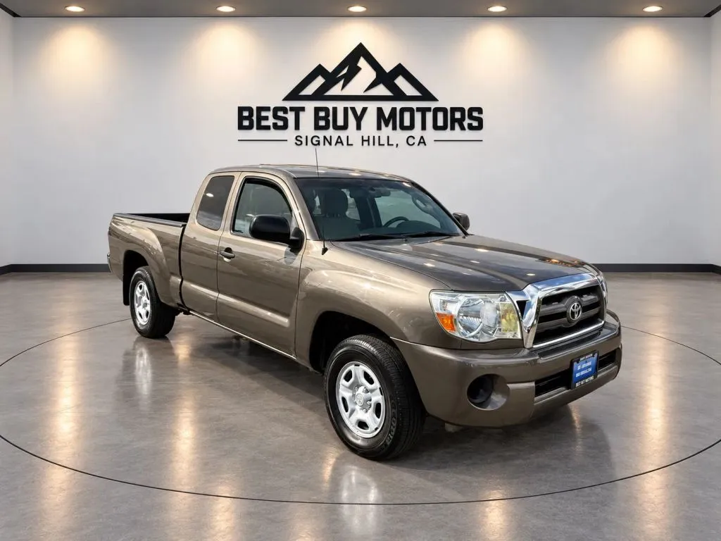 Green 2010 Toyota Tacoma Access Cab Pickup 4D 6 ft for sale in Signal Hill, CA