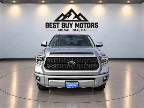 Photos of 2018 Toyota Tundra CrewMax Platinum Pickup 4D 5 1/2 ft for sale in Signal Hill, CA at Best Buy Motors