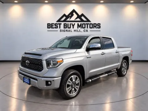 Another view of 2018 Toyota Tundra CrewMax Platinum Pickup 4D 5 1/2 ft for sale in Signal Hill, CA at Best Buy Motors