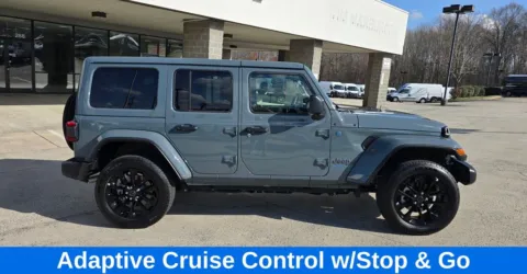 Another view of 2025 Jeep Wrangler Sahara 4xe w/Active Safety Group for sale in Concord, NC at Carolina Auto Warehouse