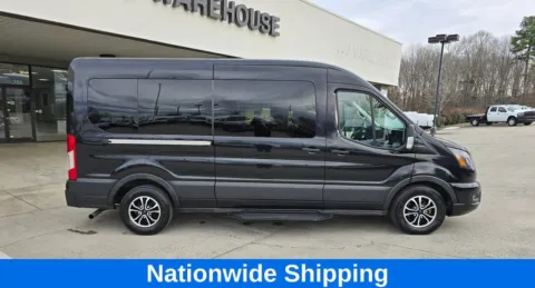Another view of 2023 Ford Transit-350 XLT Med. Roof 148WB 15-Pass. w/Leather Heated Seats for sale in Concord, NC at Carolina Auto Warehouse