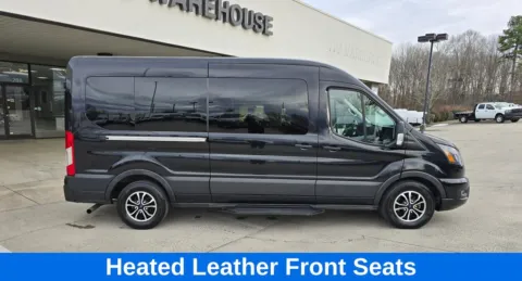 Another view of 2023 Ford Transit-350 XLT Med. Roof 148WB 15-Pass. w/Leather Heated Seats for sale in Concord, NC at Carolina Auto Warehouse