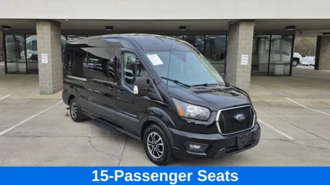 Photos of 2023 Ford Transit-350 XLT Med. Roof 148WB 15-Pass. w/Leather Heated Seats for sale in Concord, NC at Carolina Auto Warehouse