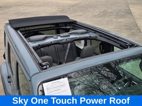 Another view of 2025 Jeep Wrangler Sahara 4xe w/Sky One Touch Power Roof for sale in Concord, NC at Carolina Auto Warehouse