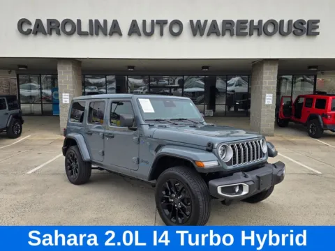 More photos of 2025 Jeep Wrangler Sahara 4xe w/Sky One Touch Power Roof at Carolina Auto Warehouse, NC