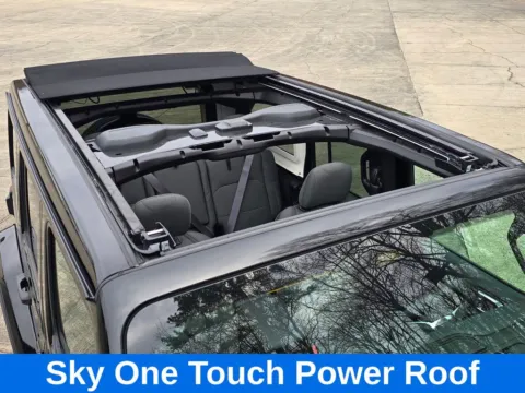 Another view of 2025 Jeep Wrangler Sahara 4xe w/Sky One Touch Power Roof for sale in Concord, NC at Carolina Auto Warehouse