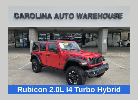 Red 2025 Jeep Wrangler Rubicon 4xe w/Convenience Group for sale in Concord, NC