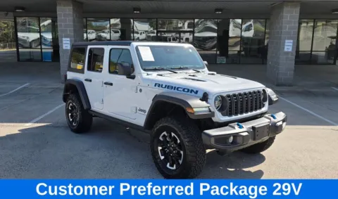 Photos of 2025 Jeep Wrangler Rubicon 4xe w/Convenience and Active Safety Group for sale in Concord, NC at Carolina Auto Warehouse