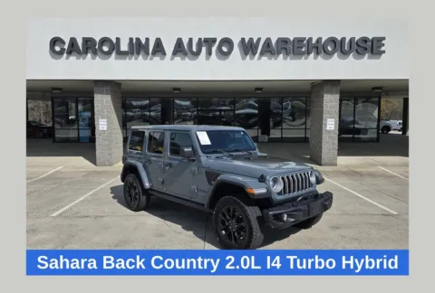 Gray 2025 Jeep Wrangler Sahara 4xe BackCountry for sale in Concord, NC